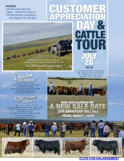 Click here to see an enlargement of our Open House ad.